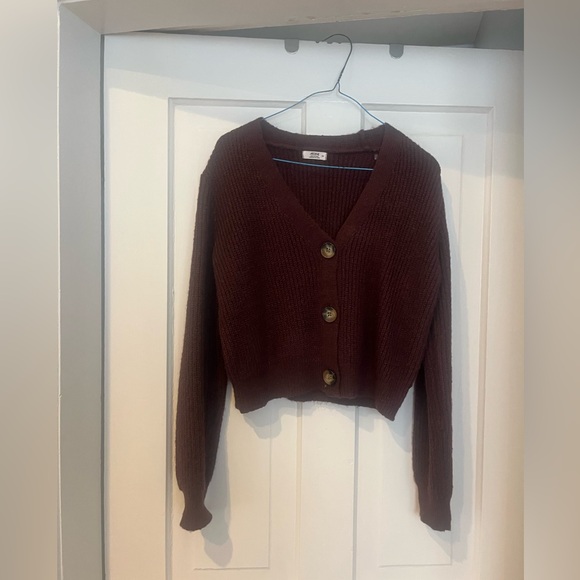 Ardene Sweaters - Ardene crop ribbed cardigan